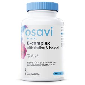 B-Complex with Choline & Inositol - 120 vegan caps - Nuvalia