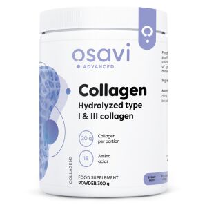 Collagen Peptides - Hydrolyzed Type 1 & 3 - 300g - Nuvalia