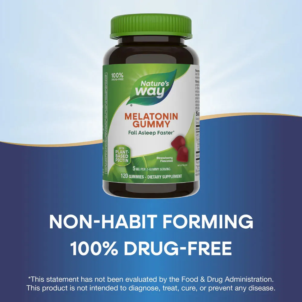 Natures Way Melatonin Gummies (120 gummies, Strawberry) - imagine 11