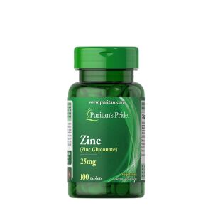 Puritan's Pride Zinc 25 mg (100 Tablets) - Nuvalia