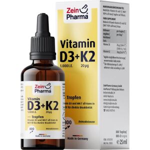 Vitamin D3 + K2 - 25 ml. - Nuvalia