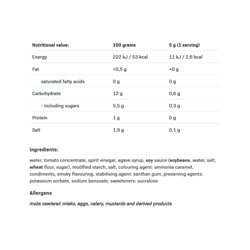 ALLNUTRITION BBQ Sauce (440 g) - imagine 2