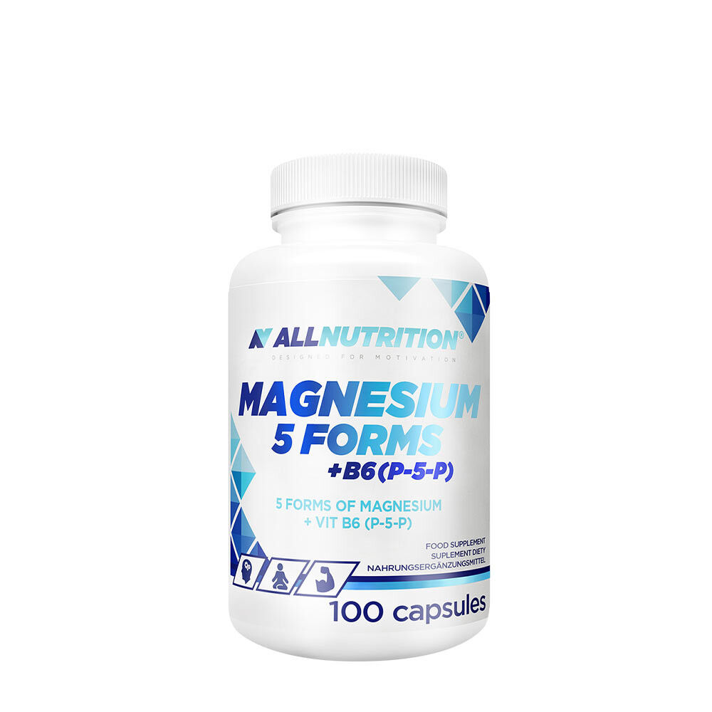 ALLNUTRITION Magnesium i 5 former + B6 (P-5-P) (100 kapsler)