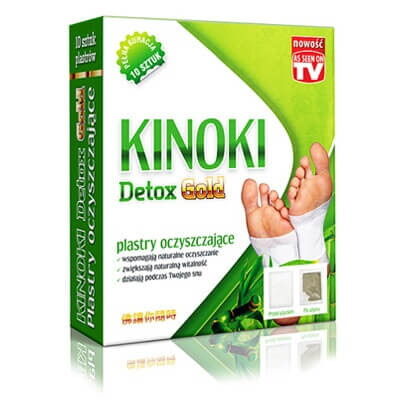 AURA HERBALS KINOKI Detox Gold rensende plaster (10 stk.) billede