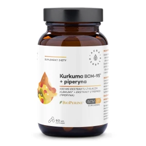 AURA HERBALS Curcuma 500 mg BCM-95® + piperină (60 capsule) - Viking Supplements