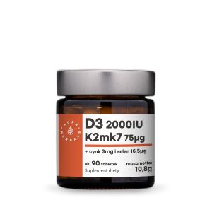 AURA HERBALS Vitamin D3 + K2 + Zinc + Selenium (90 tabs) - Viking Supplements