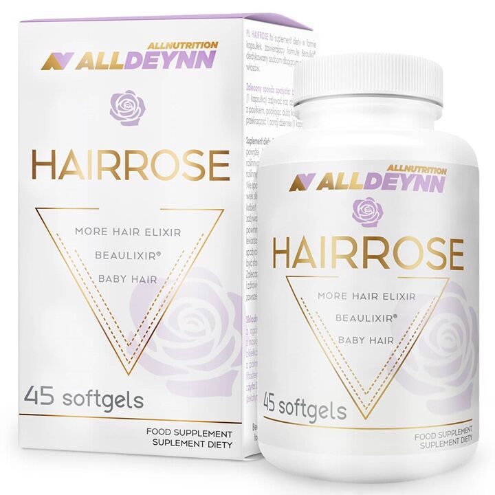 AllDeynn Hairrose - 45 bløde kapsler
