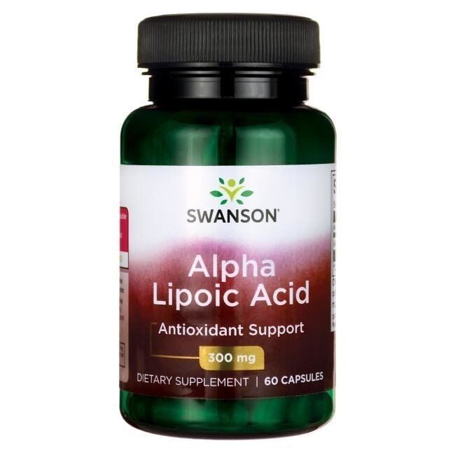 Swanson - Alpha Lipoic Acid 300 mg, 60 kapsler