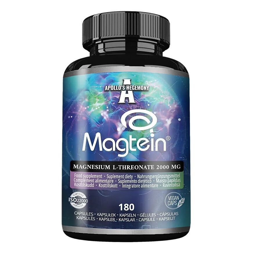 Apollo's Hegemony - Magtein Magnesium L-Threonate - 180 vcaps - Nuvalia