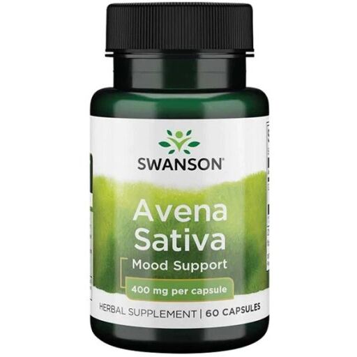 Fuldspektret Avena Sativa (grøn havregræs), 400 mg - 60 kapsler