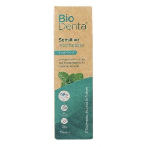 BECONFIDENT BioDenta Pasta do zębów wrażliwych o smaku świeżej mięty (75 ml) - Viking Supplements