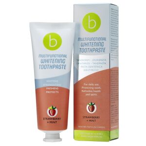 BECONFIDENT Multifunctional whitening toothpaste with strawberry and mint flavour (75 ml) - Viking Supplements
