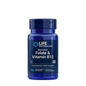 Folat bioactiv și vitamina B12 – 90 de capsule vegetale – Viking Supplements