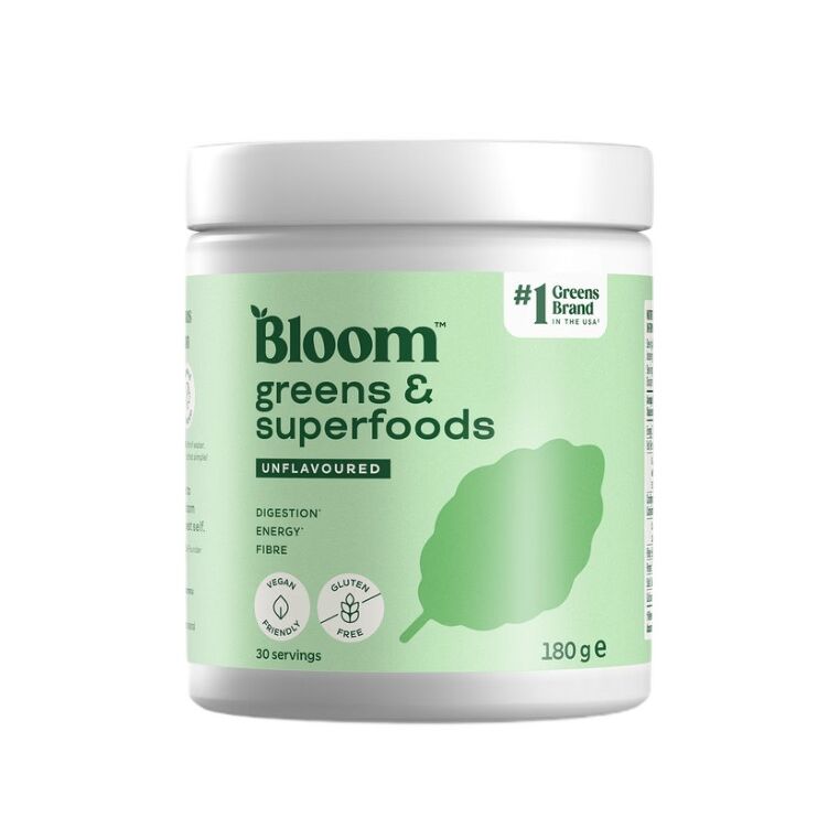 Bloom Greens & Superfoods, Unflavored 180g billede