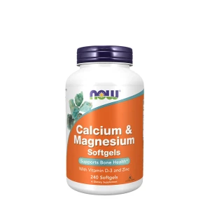 Calciu și magneziu cu vitamina D și zinc – 240 de capsule moi – Viking Supplements