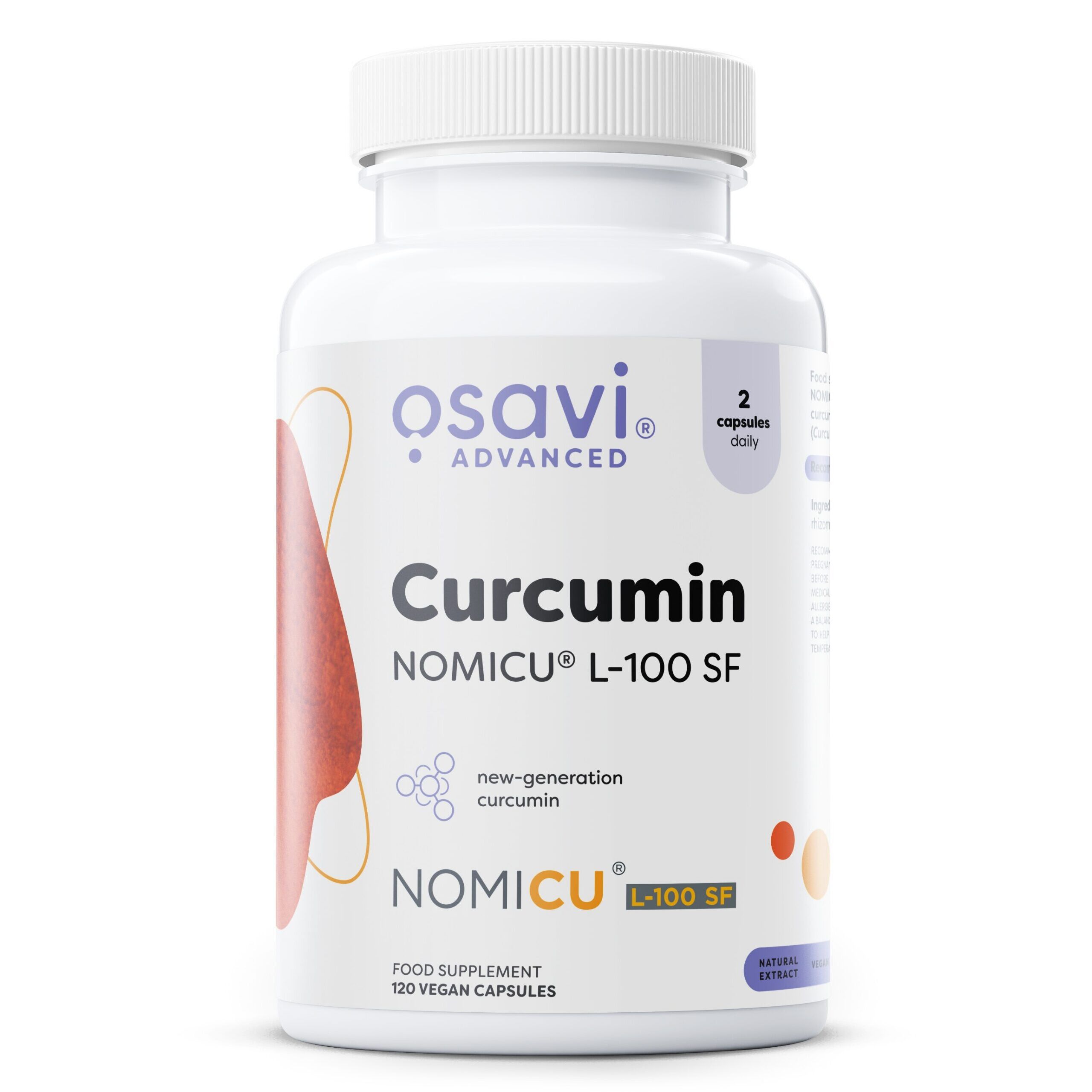 Curcumină NOMICU L-100 SF - 120 capsule vegane - Viking Supplements