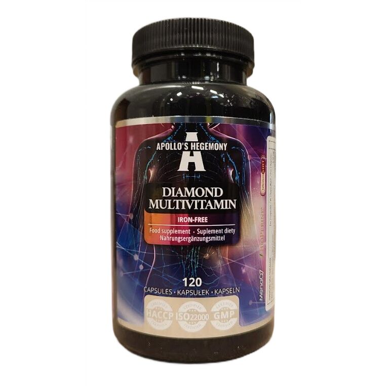 Apollo's Hegemony - Diamond Multivitamin Uden Jern, 120 vcaps