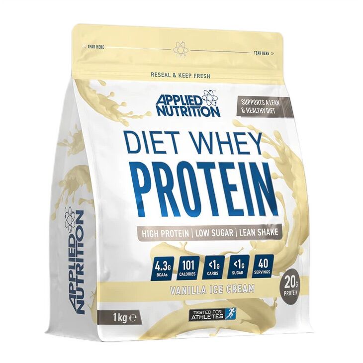 Applied Nutrition - Diæt Whey, Vaniljeis + 1000g
