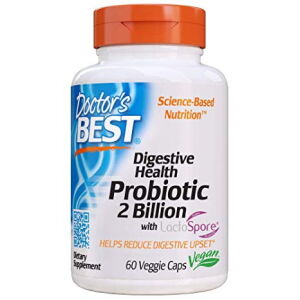 Digestive Health Probiotic 2 Billion with LactoSpore - 60 vcaps - Viking Supplements