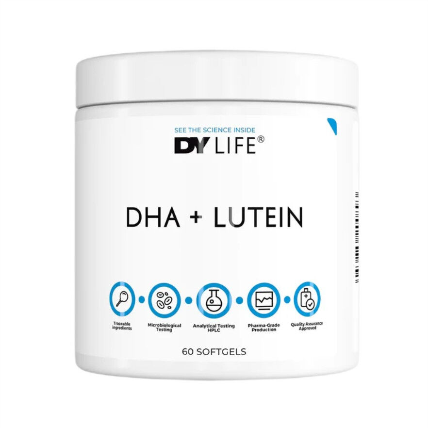 Dorian Yates DY LIFE DHA + Lutein 60 bløde kapsler