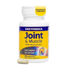 Enzymedica - Fitosom din mazăre pentru articulații și mușchi - 45 de capsule vegetale - Viking Supplements