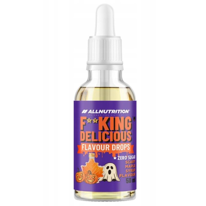 Allnutrition - Fitking Lækre Smagsdrops, Skræmmende Ahornsirup + 50 ml