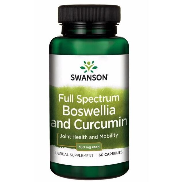 Swanson - Full Spectrum Boswellia and Curcumin, 300mg - 60 caps