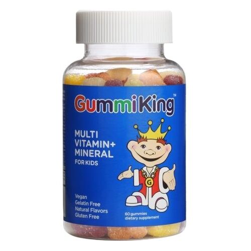GummiKing - Multivitamin og mineraler til børn + 60 vingummier