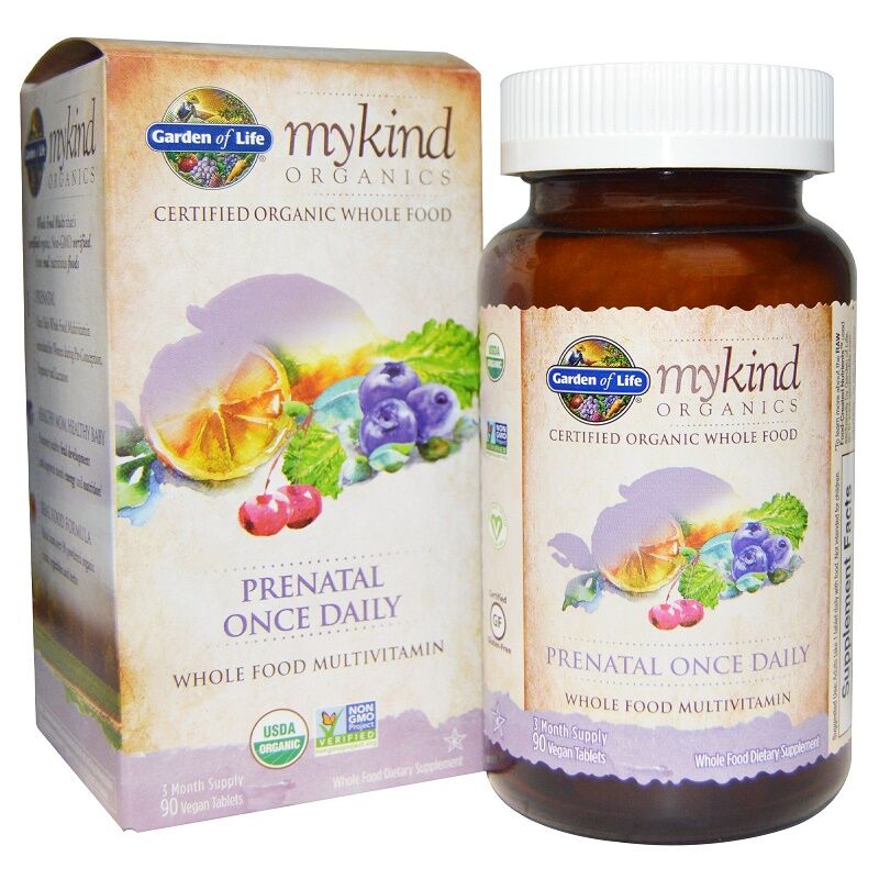 Garden of Life - Mykind Prenatal Once Daily - 90 tabs - Viking Supplements