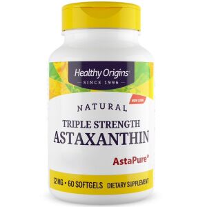 Healthy Origins Astaxanthin Depot 12 mg, 60 de capsule moi - Viking Supplements