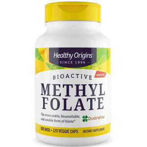Healthy Origins Methyl Folate 800mcg 120 capsules - Viking Supplements