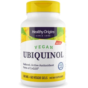 Healthy Origins Ubiquinol vegan 100 mg, 60 capsule vegetale - Viking Supplements