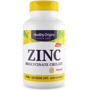 Healthy Origins Zinc Depot 50mg 120 veg. capsules - Viking Supplements