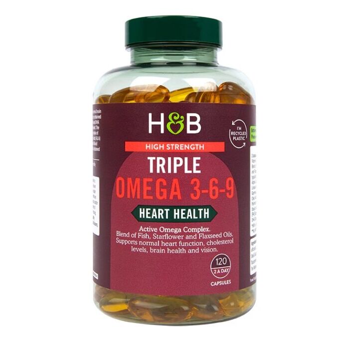 Højstyrke Triple Omega 3-6-9 - 120 kapsler