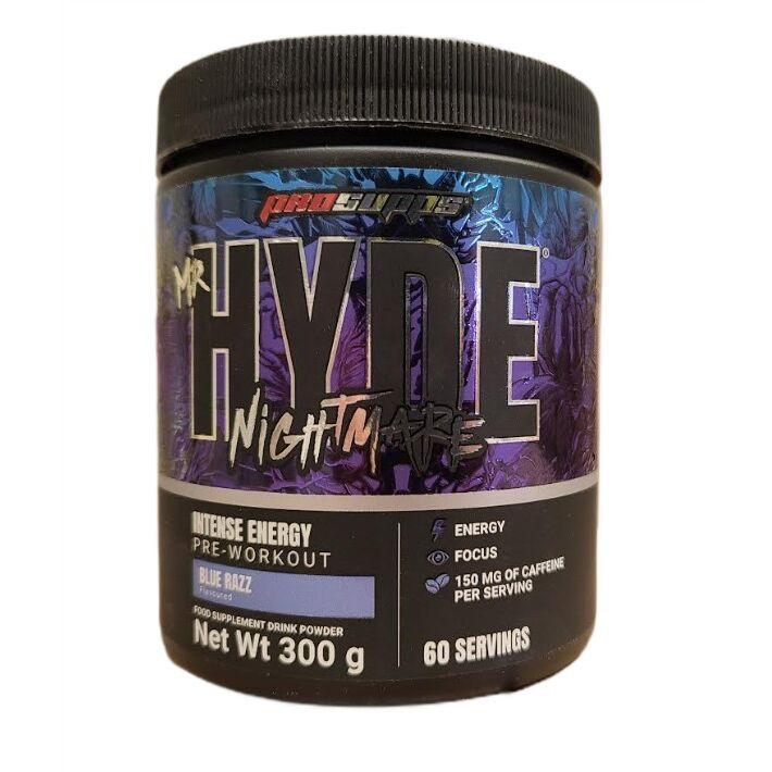 ProSupps - Hyde Nightmare, Blå Razz + 300 g