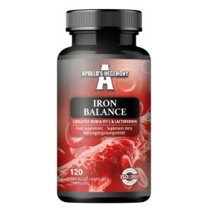 Iron Balance Chelated Iron & Vit C & Lactoferrin - 120 caps - Nuvalia