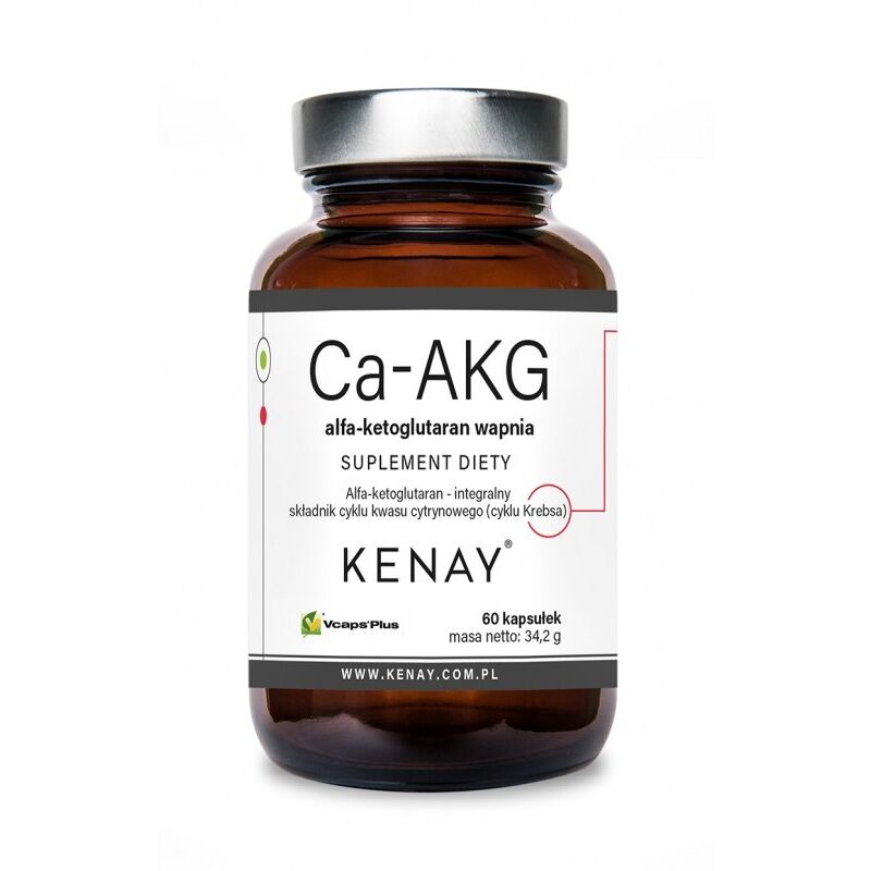 Kenay - Ca-AKG Calcium Alpha-Ketoglutarat 60 kapsler