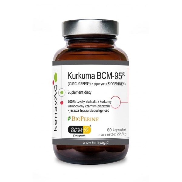 Kenay - Curcumin BCM-95 med Piperine 60 kapsler