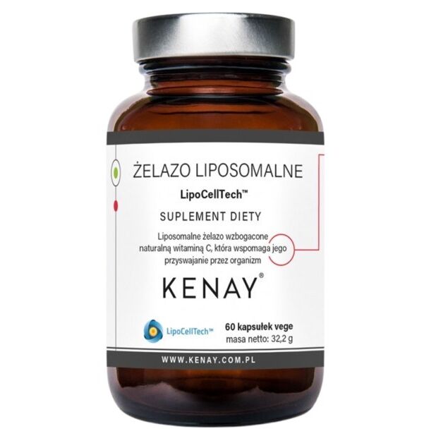 KENAY LipoCellTech™ Liposomal Iron (60 caps)