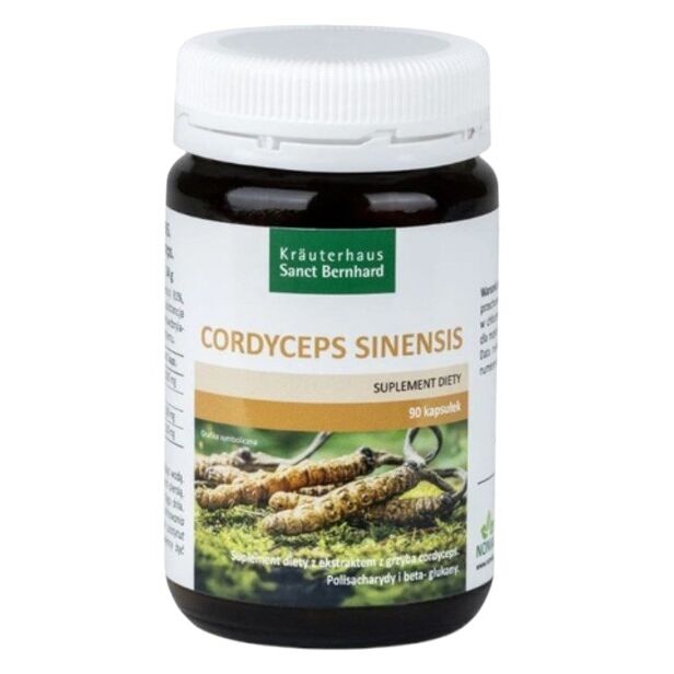 KRAUTERHAUS SANCT BERNHARD Extract de ciupercă Cordyceps – Cordyceps sinensis (90 capsule) – Viking Supplements