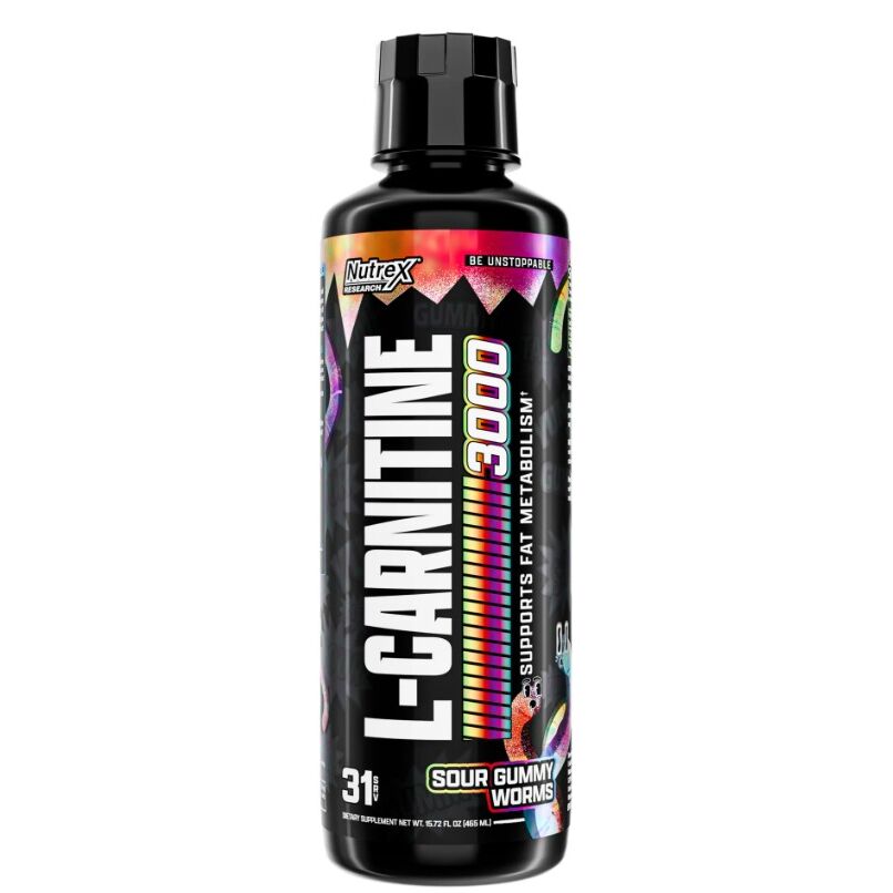 Nutrex - L-karnitin 3000, Surgummivormer + 465 ml
