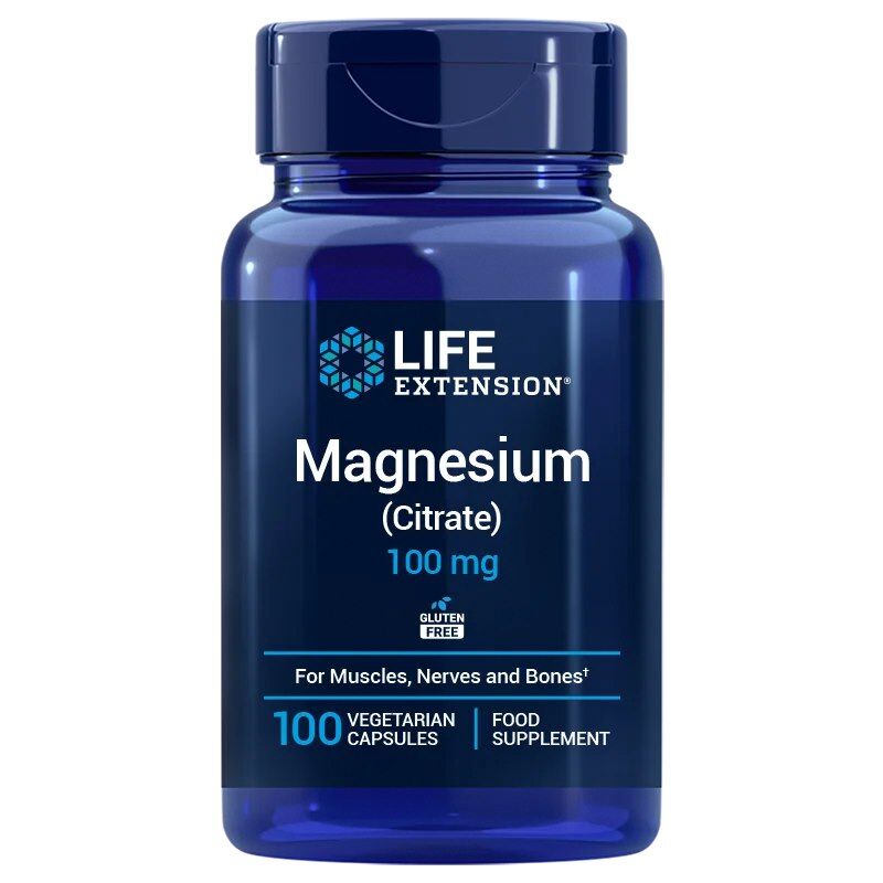 Life Extension - Magnesium Citrate 160 mg, EU-version (100 vcaps)