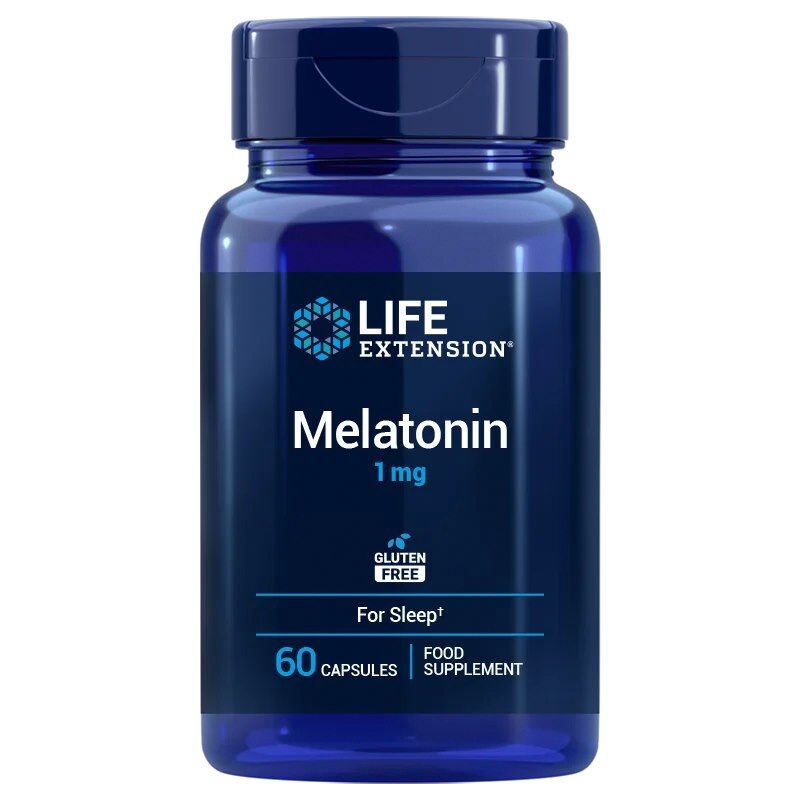 Life Extension - Melatonin 1 mg EU-version + 60 kapsler