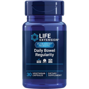 Life Extension FLORASSIST pentru regularea tranzitului intestinal zilnic, 30 de capsule - Viking Supplements