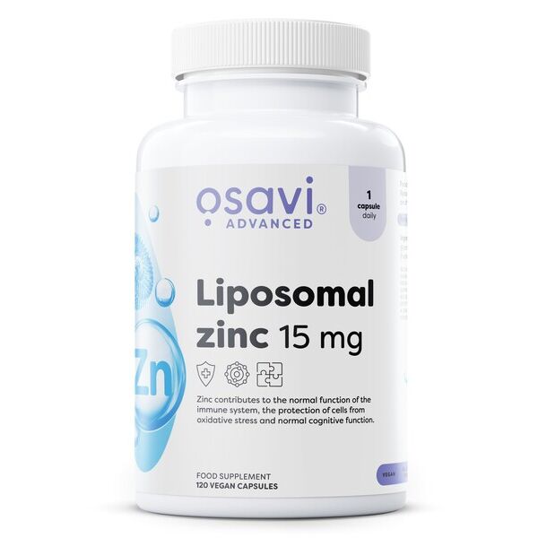 Liposomal Zinc, 15mg 120 vegan caps