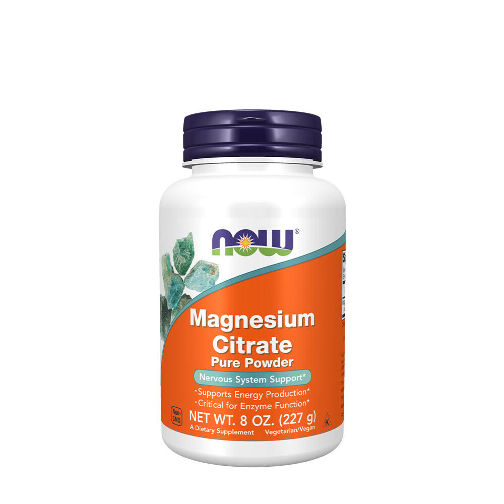 NOW Foods - Magnesium Citrate, Pure Powder - 227g