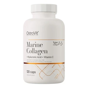 Colagen marin + acid hialuronic + vitamina C – 120 de capsule – Viking Supplements