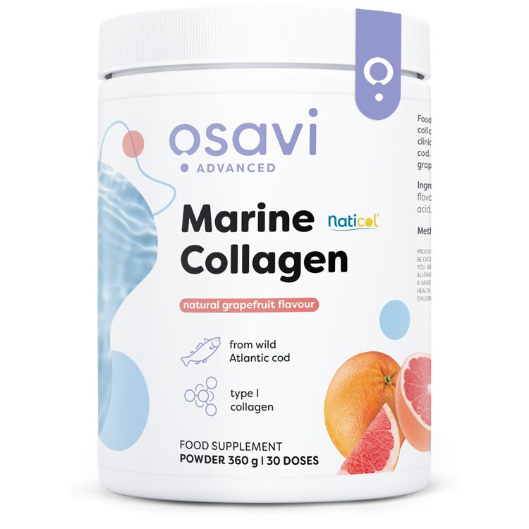 Marint kollagen fra vildtfanget torsk og grapefrugt 360 g
