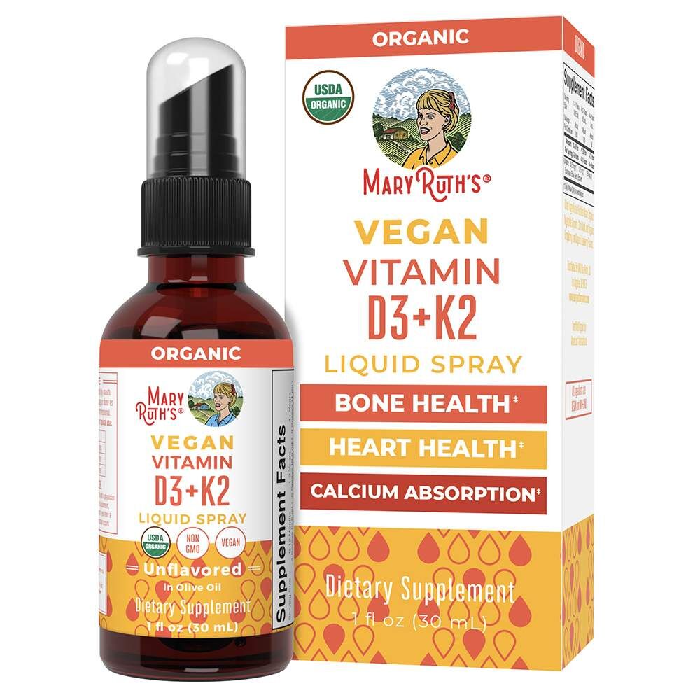 Mary Ruth’s Vitamin D3+K2 Spray Unflavoured 1oz (30ml)
