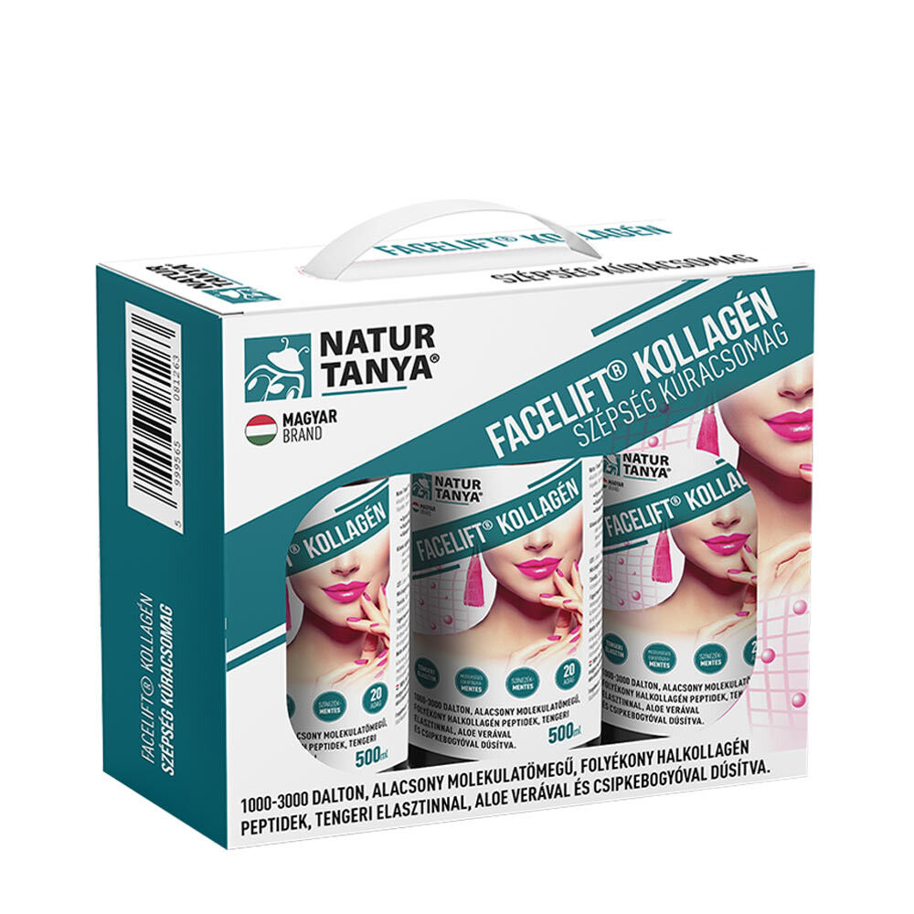 Natur Tanya Facelift Collagen – Pachet de tratament de înfrumusețare pentru 60 de zile (3 x 500 ml) – Viking Supplements